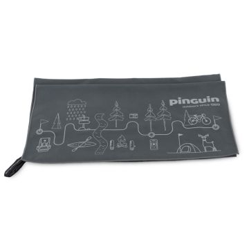 Ręcznik szybkoschnący Pinguin Micro TOWEL L MAPA 60x120 grey