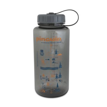 Butelka na wodę Pinguin TRITAN FAT BOTTLE 1 L grey