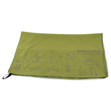 Ręcznik szybkoschnący Pinguin Micro TOWEL L MAPA 60x120 green